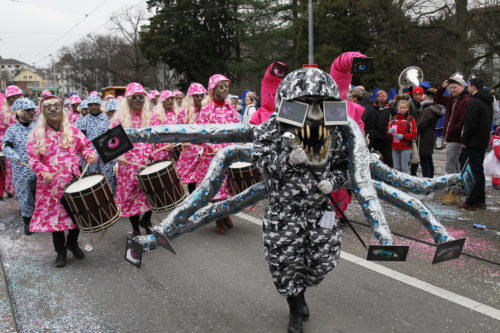 Dr Stamm am Mäntig am Cortège